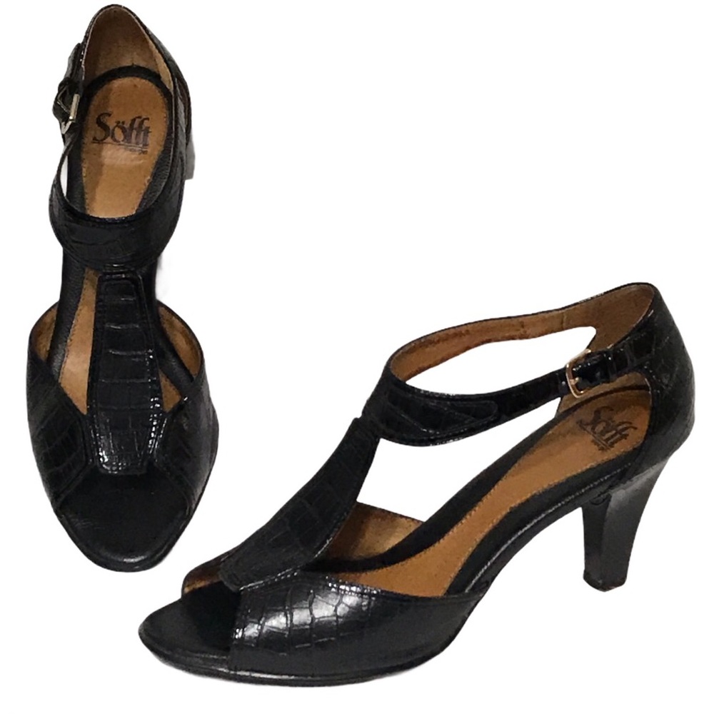 Söfft Peep Toe Sandal Pump